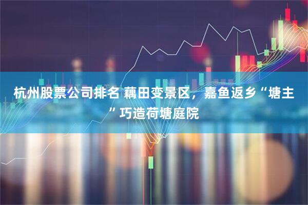 杭州股票公司排名 藕田变景区，嘉鱼返乡“塘主”巧造荷塘庭院